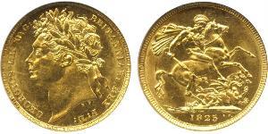 1 Sovereign United Kingdom of Great Britain and Ireland (1801-1922) Gold George IV (1762-1830)