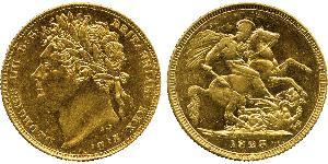 1 Sovereign United Kingdom of Great Britain and Ireland (1801-1922) Gold George IV (1762-1830)