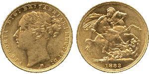 1 Sovereign United Kingdom of Great Britain and Ireland (1801-1922) Gold Victoria (1819 - 1901)
