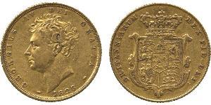1 Sovereign United Kingdom of Great Britain and Ireland (1801-1922) Gold George IV (1762-1830)