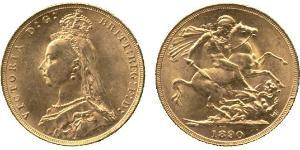 1 Sovereign United Kingdom of Great Britain and Ireland (1801-1922) Gold Victoria (1819 - 1901)