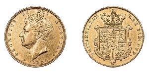 1 Sovereign United Kingdom of Great Britain and Ireland (1801-1922) Gold George IV (1762-1830)