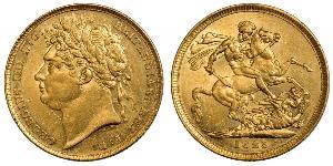1 Sovereign United Kingdom of Great Britain and Ireland (1801-1922) Gold George IV (1762-1830)