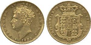 1 Sovereign United Kingdom of Great Britain and Ireland (1801-1922) Gold George IV (1762-1830)