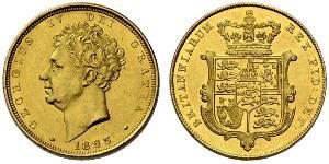 1 Sovereign United Kingdom of Great Britain and Ireland (1801-1922) Gold George IV (1762-1830)