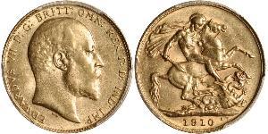 1 Sovereign United Kingdom of Great Britain and Ireland (1801-1922) Gold Edward VII (1841-1910)
