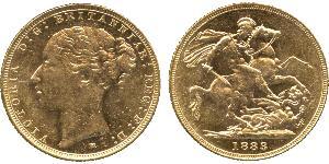 1 Sovereign United Kingdom of Great Britain and Ireland (1801-1922) Gold Victoria (1819 - 1901)