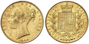 1 Sovereign United Kingdom of Great Britain and Ireland (1801-1922) Gold Victoria (1819 - 1901)