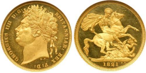 1 Sovereign United Kingdom of Great Britain and Ireland (1801-1922) Gold George IV (1762-1830)