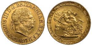 1 Sovereign United Kingdom of Great Britain and Ireland (1801-1922) / United Kingdom Gold George III (1738-1820)