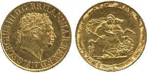 1 Sovereign United Kingdom of Great Britain and Ireland (1801-1922) / United Kingdom Gold George III (1738-1820)