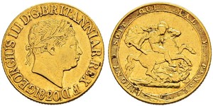 1 Sovereign United Kingdom of Great Britain and Ireland (1801-1922) / United Kingdom Gold George III (1738-1820)