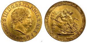 1 Sovereign United Kingdom of Great Britain and Ireland (1801-1922) / United Kingdom Gold George III (1738-1820)