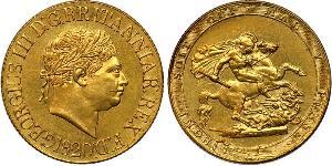 1 Sovereign United Kingdom of Great Britain and Ireland (1801-1922) / United Kingdom Gold George III (1738-1820)