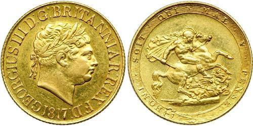 1 Sovereign United Kingdom of Great Britain and Ireland (1801-1922) / United Kingdom Gold George III (1738-1820)
