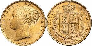 1 Sovereign Vereinigtes Königreich von Großbritannien und Irland (1801-1922) Gold Victoria (1819 - 1901)