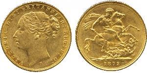1 Sovereign Vereinigtes Königreich von Großbritannien und Irland (1801-1922) Gold Victoria (1819 - 1901)