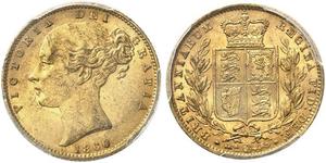 1 Sovereign Vereinigtes Königreich von Großbritannien und Irland (1801-1922) Gold Victoria (1819 - 1901)