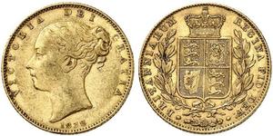 1 Sovereign Vereinigtes Königreich von Großbritannien und Irland (1801-1922) Gold Victoria (1819 - 1901)