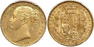 1 Sovereign Vereinigtes Königreich von Großbritannien und Irland (1801-1922) Gold Victoria (1819 - 1901)