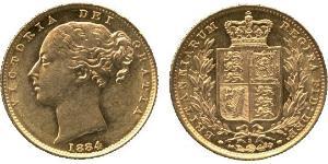1 Sovereign Vereinigtes Königreich von Großbritannien und Irland (1801-1922) Gold Victoria (1819 - 1901)