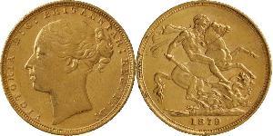 1 Sovereign Vereinigtes Königreich von Großbritannien und Irland (1801-1922) Gold Victoria (1819 - 1901)