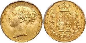 1 Sovereign Vereinigtes Königreich von Großbritannien und Irland (1801-1922) Gold Victoria (1819 - 1901)