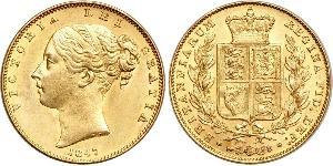 1 Sovereign Vereinigtes Königreich von Großbritannien und Irland (1801-1922) Gold Victoria (1819 - 1901)