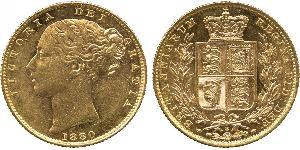 1 Sovereign Vereinigtes Königreich von Großbritannien und Irland (1801-1922) Gold Victoria (1819 - 1901)
