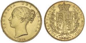 1 Sovereign Vereinigtes Königreich von Großbritannien und Irland (1801-1922) Gold Victoria (1819 - 1901)
