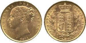 1 Sovereign Vereinigtes Königreich von Großbritannien und Irland (1801-1922) Gold Victoria (1819 - 1901)