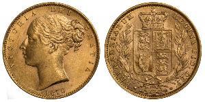 1 Sovereign Vereinigtes Königreich von Großbritannien und Irland (1801-1922) Gold Victoria (1819 - 1901)