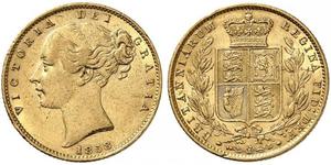 1 Sovereign Vereinigtes Königreich von Großbritannien und Irland (1801-1922) Gold Victoria (1819 - 1901)