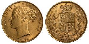 1 Sovereign Vereinigtes Königreich von Großbritannien und Irland (1801-1922) Gold Victoria (1819 - 1901)