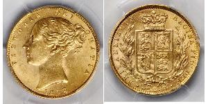 1 Sovereign Vereinigtes Königreich von Großbritannien und Irland (1801-1922) Gold Victoria (1819 - 1901)