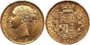 1 Sovereign Vereinigtes Königreich von Großbritannien und Irland (1801-1922) Gold Victoria (1819 - 1901)