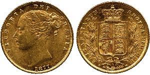 1 Sovereign Vereinigtes Königreich von Großbritannien und Irland (1801-1922) Gold Victoria (1819 - 1901)