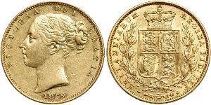 1 Sovereign Vereinigtes Königreich von Großbritannien und Irland (1801-1922) Gold Victoria (1819 - 1901)