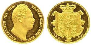 1 Sovereign Vereinigtes Königreich von Großbritannien und Irland (1801-1922) Gold Wilhelm IV (1765-1837)
