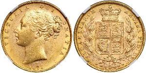 1 Sovereign Vereinigtes Königreich von Großbritannien und Irland (1801-1922) Gold Victoria (1819 - 1901)