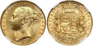 1 Sovereign Vereinigtes Königreich von Großbritannien und Irland (1801-1922) Gold Victoria (1819 - 1901)