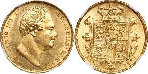1 Sovereign Vereinigtes Königreich von Großbritannien und Irland (1801-1922) Gold Wilhelm IV (1765-1837)