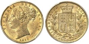 1 Sovereign Vereinigtes Königreich von Großbritannien und Irland (1801-1922) Gold Victoria (1819 - 1901)