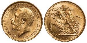 1 Sovereign Vereinigtes Königreich von Großbritannien und Irland (1801-1922) Gold George V (1865-1936)