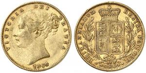 1 Sovereign Vereinigtes Königreich von Großbritannien und Irland (1801-1922) Gold Victoria (1819 - 1901)