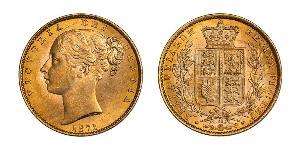 1 Sovereign Vereinigtes Königreich von Großbritannien und Irland (1801-1922) Gold Victoria (1819 - 1901)