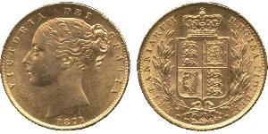1 Sovereign Vereinigtes Königreich von Großbritannien und Irland (1801-1922) Gold Victoria (1819 - 1901)