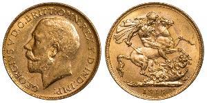1 Sovereign Vereinigtes Königreich von Großbritannien und Irland (1801-1922) Gold George V (1865-1936)