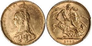 1 Sovereign Vereinigtes Königreich von Großbritannien und Irland (1801-1922) Gold Victoria (1819 - 1901)