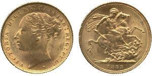 1 Sovereign Vereinigtes Königreich von Großbritannien und Irland (1801-1922) Gold Victoria (1819 - 1901)